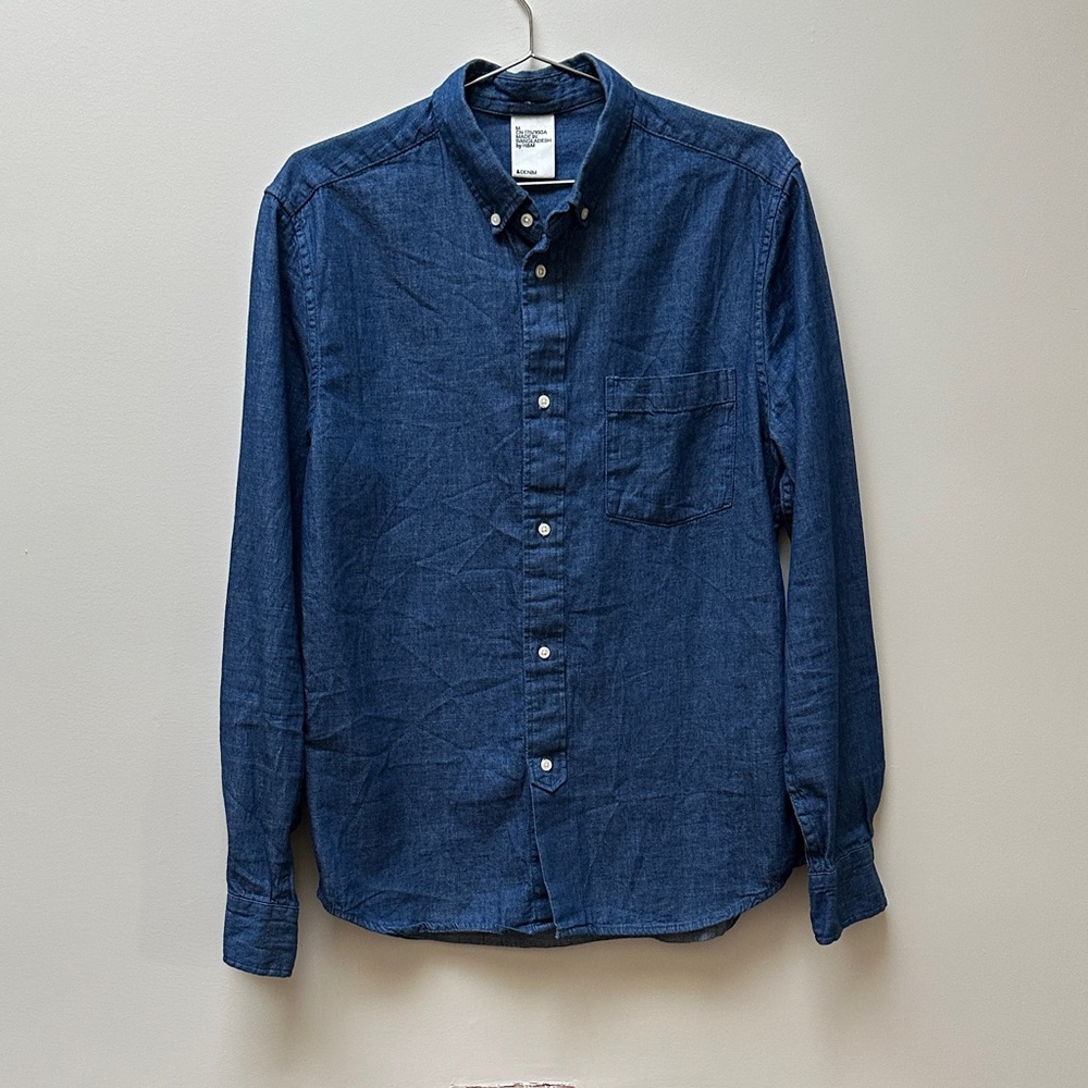 &Denim by H&M Blue Denim Shirt